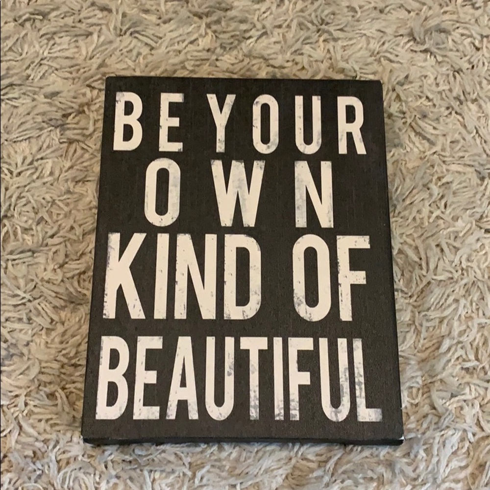 inspirational quote sign